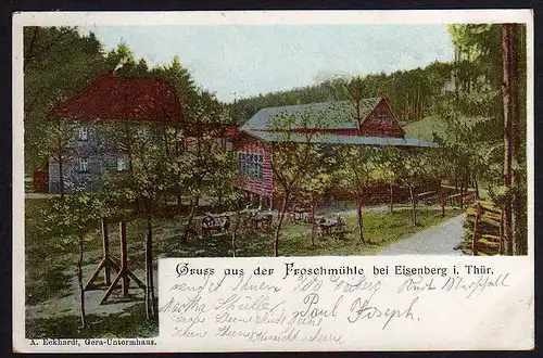 52155 AK Froschmühle bei Eisenberg 1903
