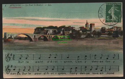 51923 AK Avignon Le Pont St. Benezet 1916