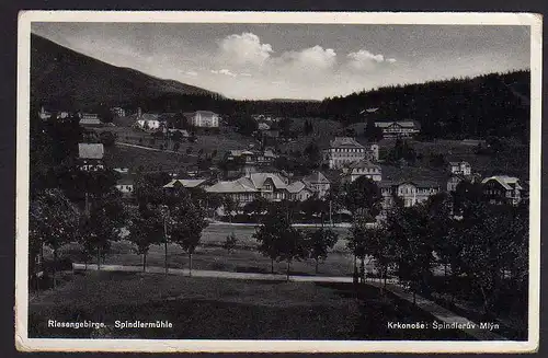 51660 AK Riesengebirge Spindlermühle Spindlerov Mlyn Schneekoppe 1934