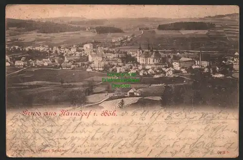 144154 AK Haindorf in Böhmen 1899 Hejnice
