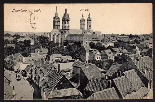 29706 AK Naumburg Saale Dom Stadt Straße 1919, gelaufen