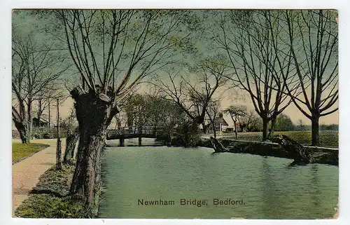 39513 AK Newnham Bridge Bedford 1913