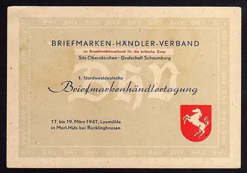 83296 AK Loemühle Marl-Hüls bei Recklinghausen 1947