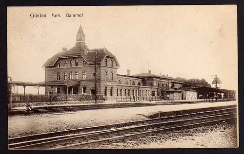 50973 AK Güsten Anh. Bahnhof 1919