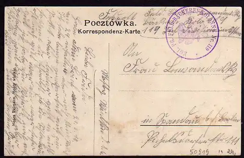 50919 AK Mosty wielkie Sad Powiatowy Feldpost 1916