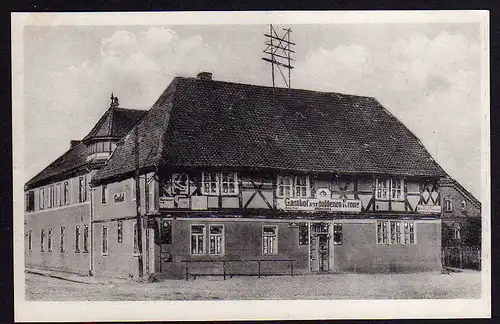 51317 AK Erxleben Gasthof zur goldnen Krone 1931