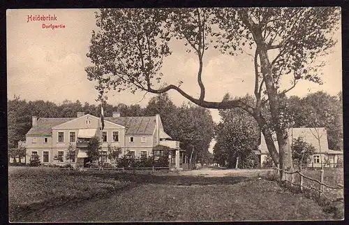 51361 AK Miedzywodzie Heidebrink auf Wolin Dorfpartie 1913