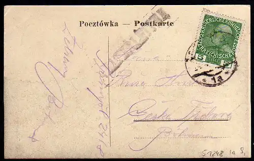 51248 AK Przemysl Ul. Mickiewicza Mickiewiczstraße um 1918 Zensur