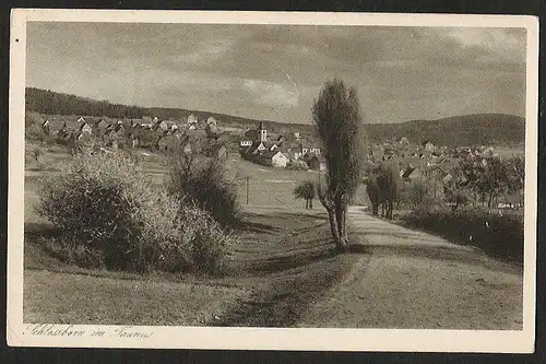 25517 AK Schlossborn im Taunus Gasthaus Frankenbach Reklame 1933