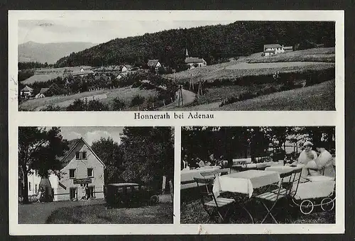 25186 AK Honnerath bei Adenau Gasthaus zur Erholung 1939, gelaufen