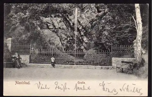 38733 AK Alexisbad Harzgerode 1905 Grotte