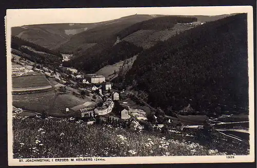 37589 AK Jachymov Sankt Joachimsthal 1927 Panorama Fotokarte