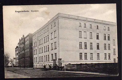 81901 AK Angermünde Kaserne um 1910
