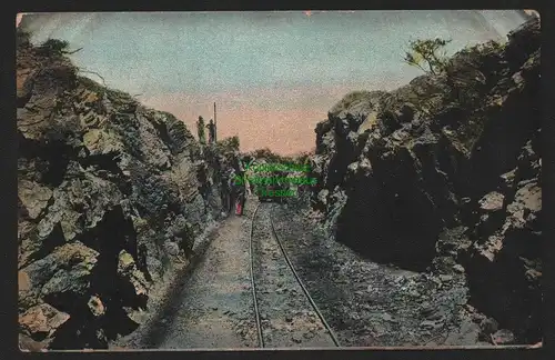 155020 AK DSW Deutsch Südwestafrika Eisenbahn Windhuk 1906 Durchbruch der Bahnst