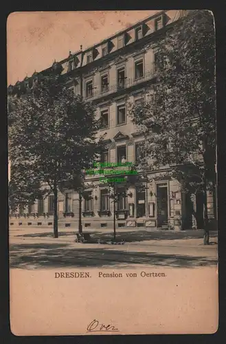 148957 AK Dresden um 1910 Pension von Oertzen