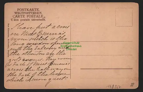 148957 AK Dresden um 1910 Pension von Oertzen