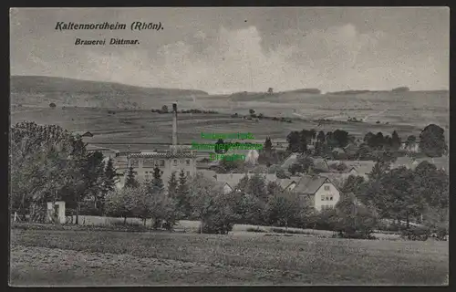 148947 AK Kaltennordheim Rhön Brauerei Dittmar um 1920