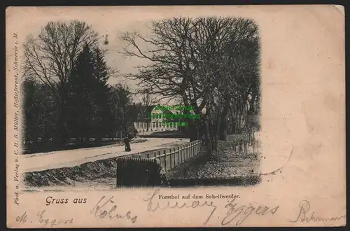 155055 AK Schwerin Forsthof auf dem Schelfwerder 1901