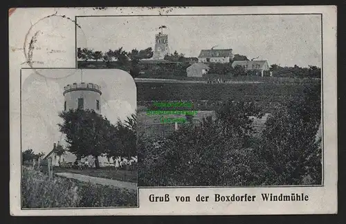 148910 AK Gruss von der Boxdorfer Windmühle Dresden Neustadt 1922