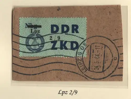 B13789 ZKD C 54 Lpz 2/9  Leipzig O5 c echt gestempelt