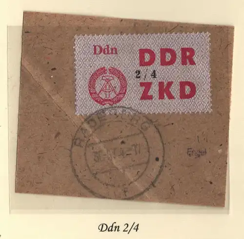 B13748 ZKD C 48 Ddn 2/4  Radeberg f echt gestempelt