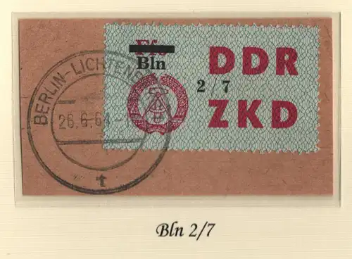 B13730 ZKD C 46 Bln 2/7  Berlin Lichtenberg  echt gestempelt