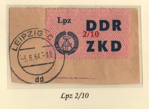 B13709 ZKD C 39 Lpz 2/10  Leipzig C1 dd echt gestempelt