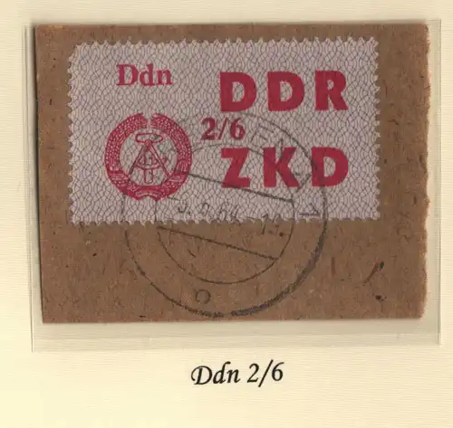 B13671 ZKD C 33 Ddn 2/6  Dresden A1 echt gestempelt