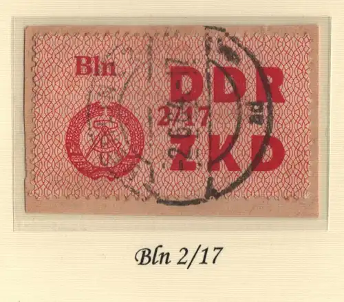 B13661 ZKD C 31 Bln 2/17  Berlin C3 echt gestempelt