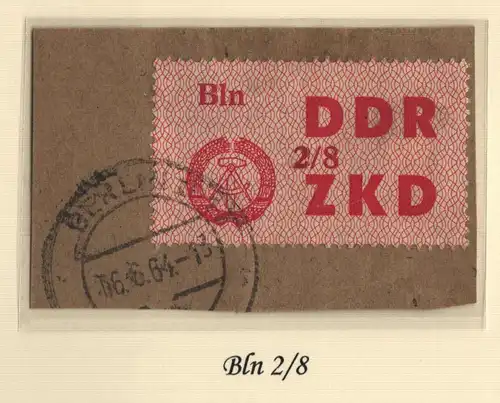 B13652 ZKD C 31 Bln 2/8  Berlin  echt gestempelt