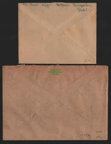 B10572 Brief BAZ Gebühr bezahlt 1947 Wolfach Schwarzwald nach Haslach Lahr