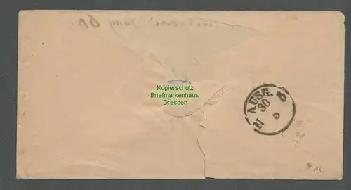 B6600 Brief Carlsbad 1860 nach Magdeburg