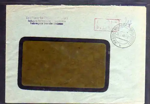 B757 SBZ Brief Gebühr bezahlt 1948 Währungsreform Seifhennersdorf Oberlausitz Te