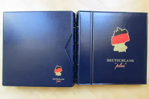 Deutschland plus 2000 bis 2004 2 Vordruckalben alle gestempelte Marken DM Marken