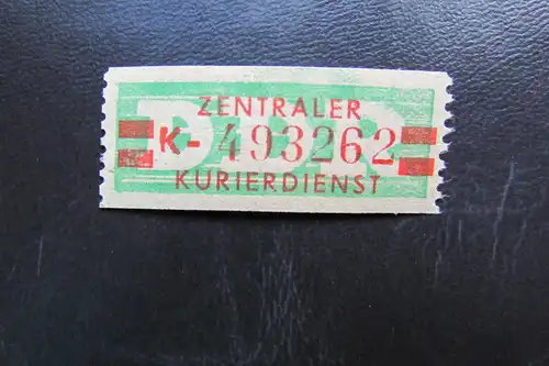 DDR ZKD Dienstmarken Wertstreifen B 31 II K ** Original !!!