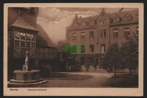151098 AK Wismar Ingenieur Akademie um 1915