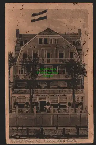 151129 AK Ostseebad Warnemünde Konditorei und Cafe Boddin 1920