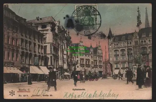 151025 AK Berlin Spittelmarkt 1906