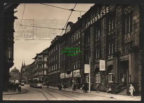 151283 AK Görlitz Berliner Strasse Sparkasse 1970 Dental Depot