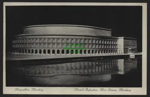 151271 AK Nürnberg 1935 Grundsteinlegung zum Kongressbau Modell Aufnahme