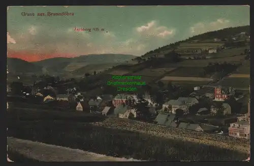 151143 AK Brunndöbra Klingenthal 1918 Aschberg