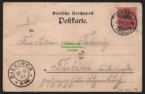 151202 AK Hochwasser in Plauen i. V. 1901