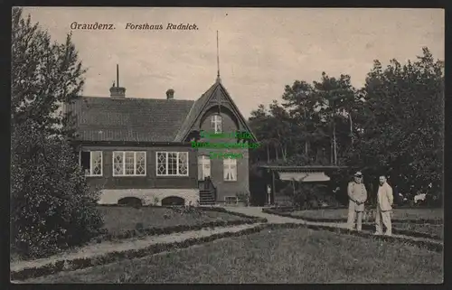 151237 AK Grudziadz Graudenz Wpr. 1916 Feldpost Forsthaus Rudnick