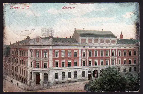 43196 AK Plauen i.V. Hauptpost 1903