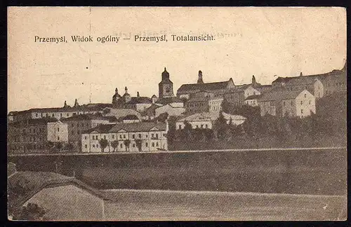 60585 AK Przemysl Widok ogolny Totalansicht 1915 Feldpost Nr. 155