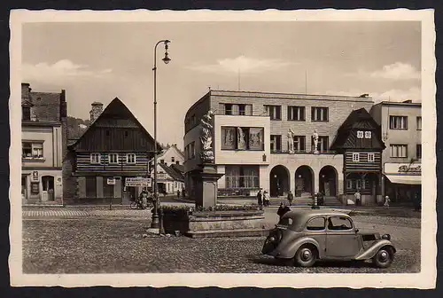 62030 AK Eisenbrod Zelezny ... Zur Glasausstellung Fotokarte um 1935