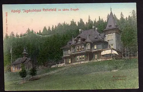 67205 AK Jagdschloss Rehefeld 1906 Freiberg Bienenmühle