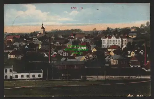 155195 AK Moravsky Beroun Bärn i. M. Mähren 1914 Panorama