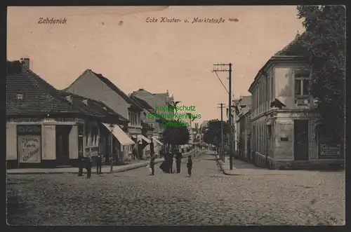 155178 AK Zehdenick um 1910 Ecke Kloster- u. Marktstraße