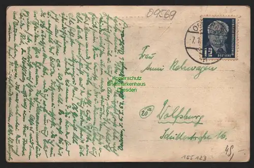 155123 Foto AK Oederan Schulz zu Gahlenz Ostern 1938 Am Zuckertütenbaum